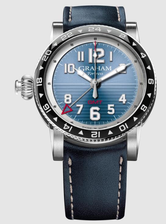 Luxury Graham FORTRESS GMT BLUE 2FOBC.U02A Replica Watch